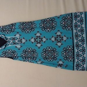 Beautiful black and teal dress